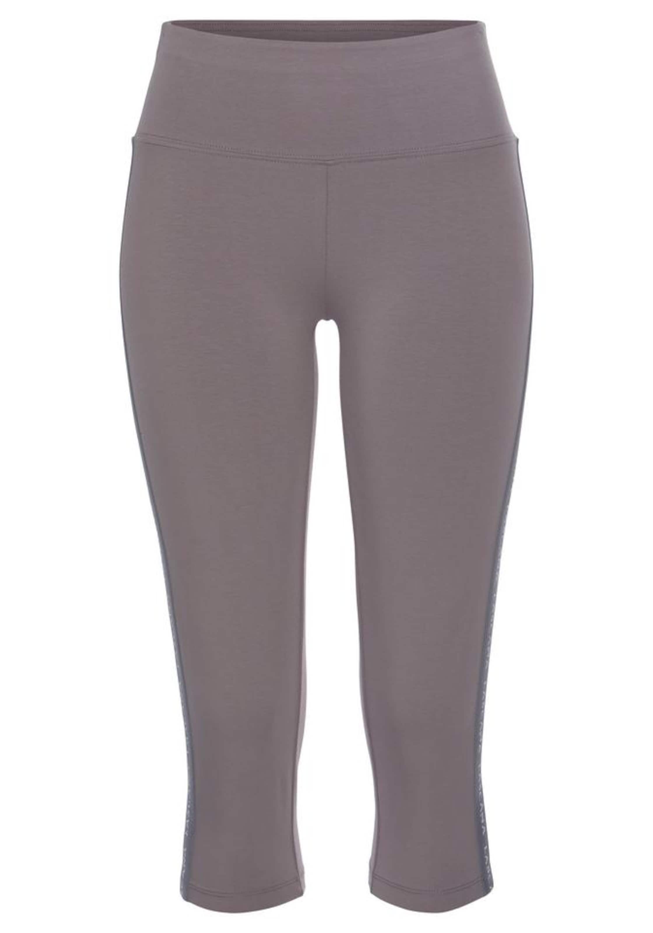 LASCANA ACTIVE Skinny Caprileggings in Grau: Vorderseite