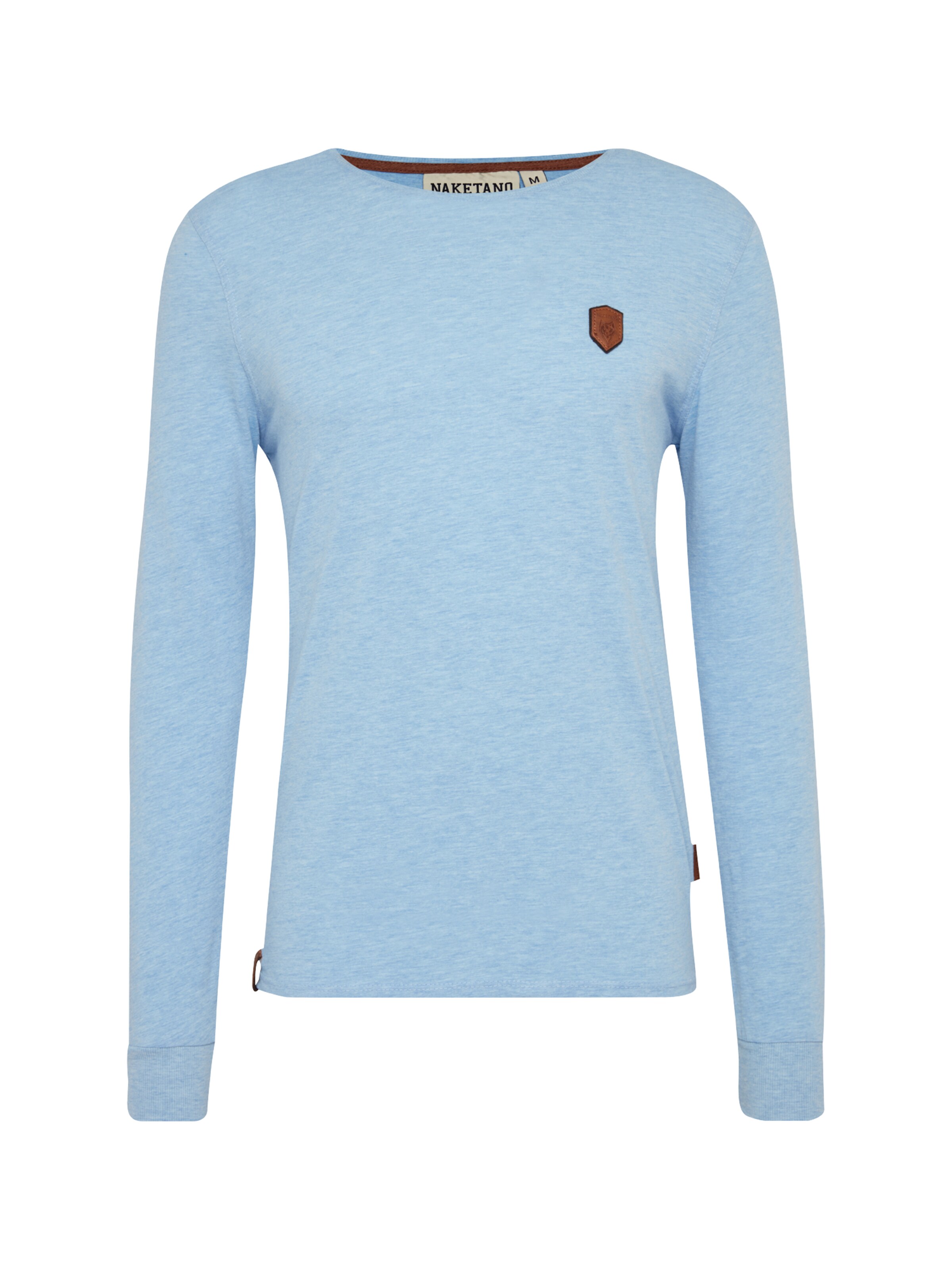 italienischer Naketano Langen' In Hellblau Langarmshirt italienischer Naketano Langen' In Hellblau Langarmshirt