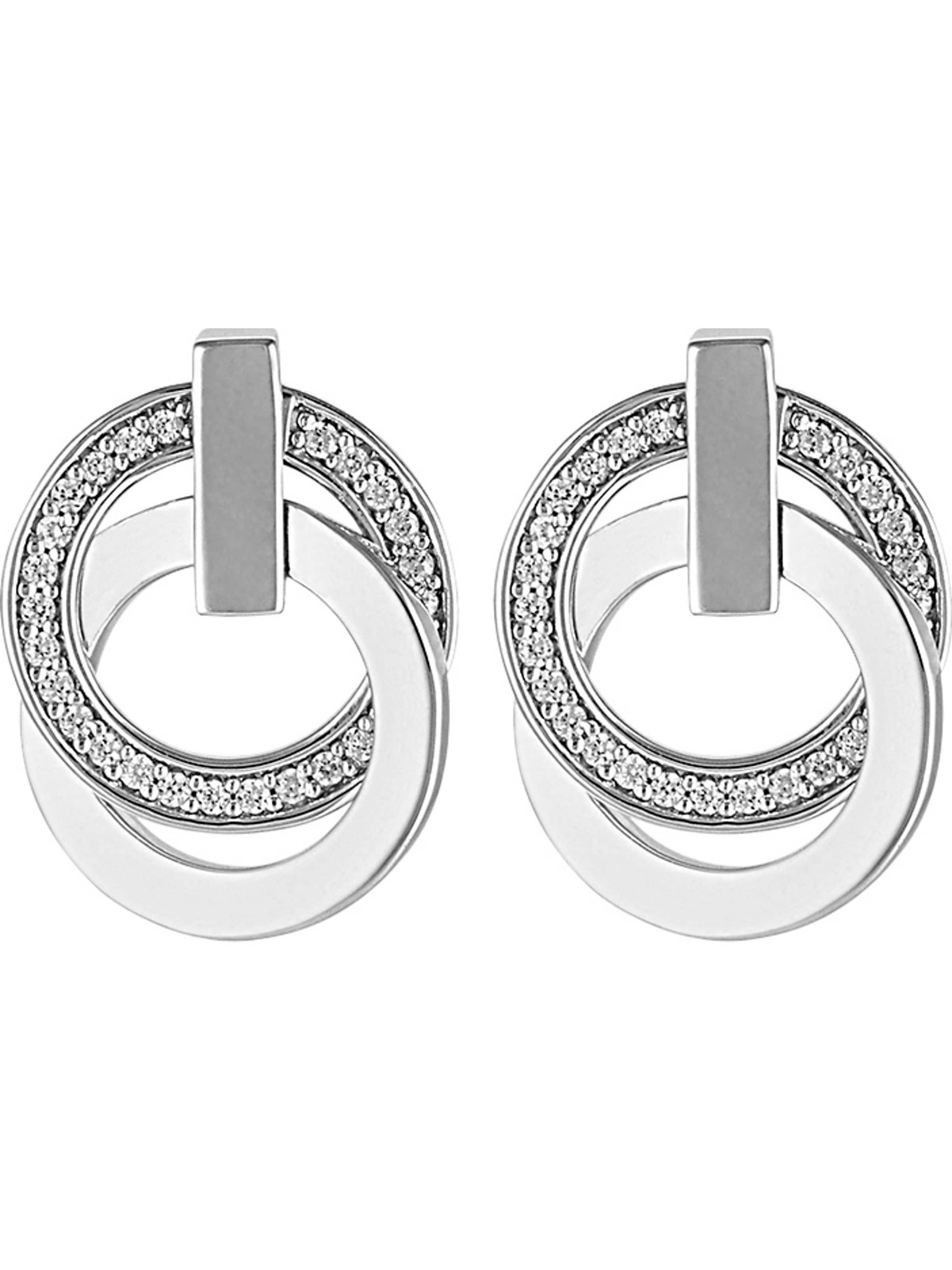 JETTE Ohrstecker 'Swing' in Silber: Vorderseite