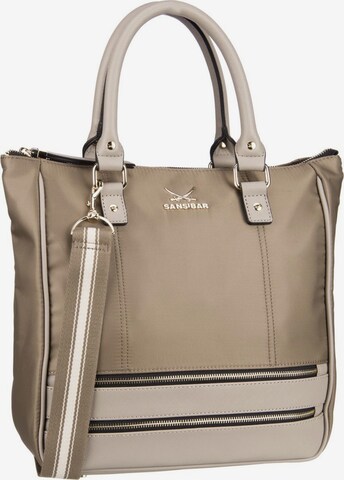 SANSIBAR Handbag 'Shopper Bag' in Beige: front