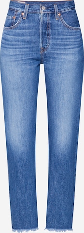 LEVI'S ® Regular Jeans '501 Crop' in Blauw: voorkant