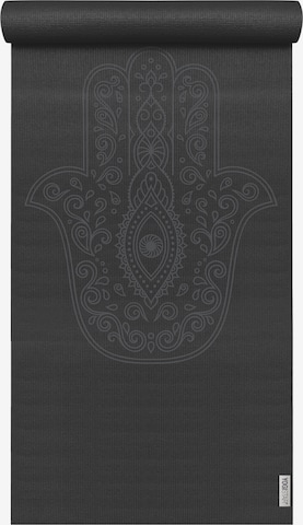 YOGISTAR.COM Mat 'Basic Art Collection Hand Of Fatima' in Black: front