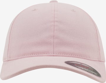 Casquette Flexfit en rose : devant