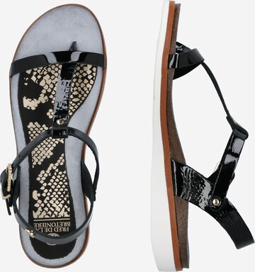 Fred de la BretoniÈre T-Bar Sandals in Black