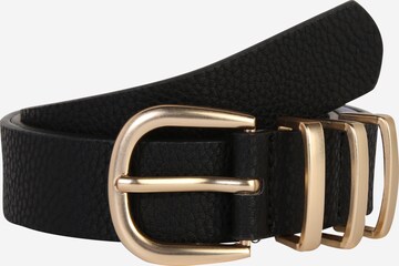 Ceinture PIECES en noir : devant