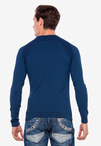 CIPO & BAXX Pullover in Blau