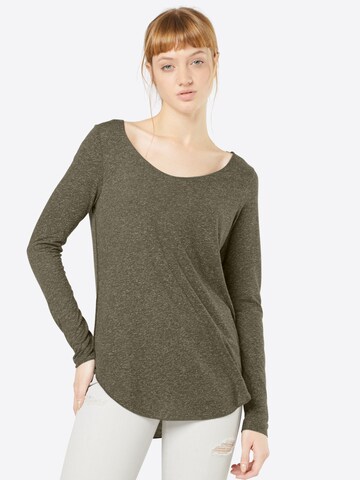 T-shirt 'LUA' VERO MODA en marron : devant