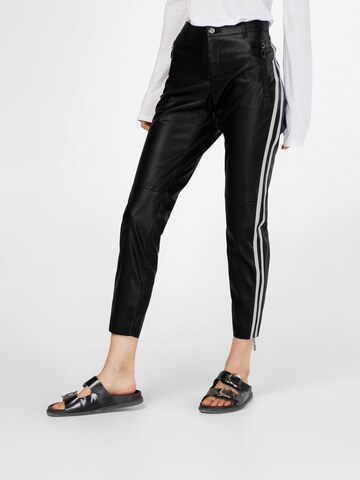 Skinny Pantalon monari en noir : devant