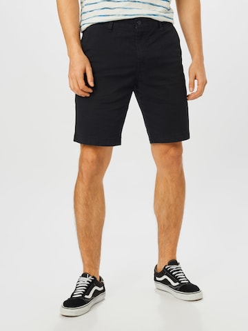 LEVI'S ® Slim fit Chino Pants 'XX Chino Taper Short II' in Black: front