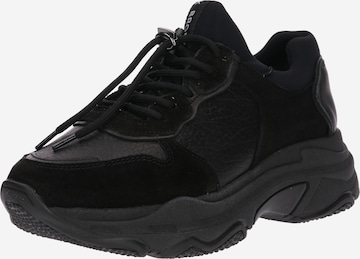 BRONX Rövid szárú sportcipők 'Baisley' - fekete: elől