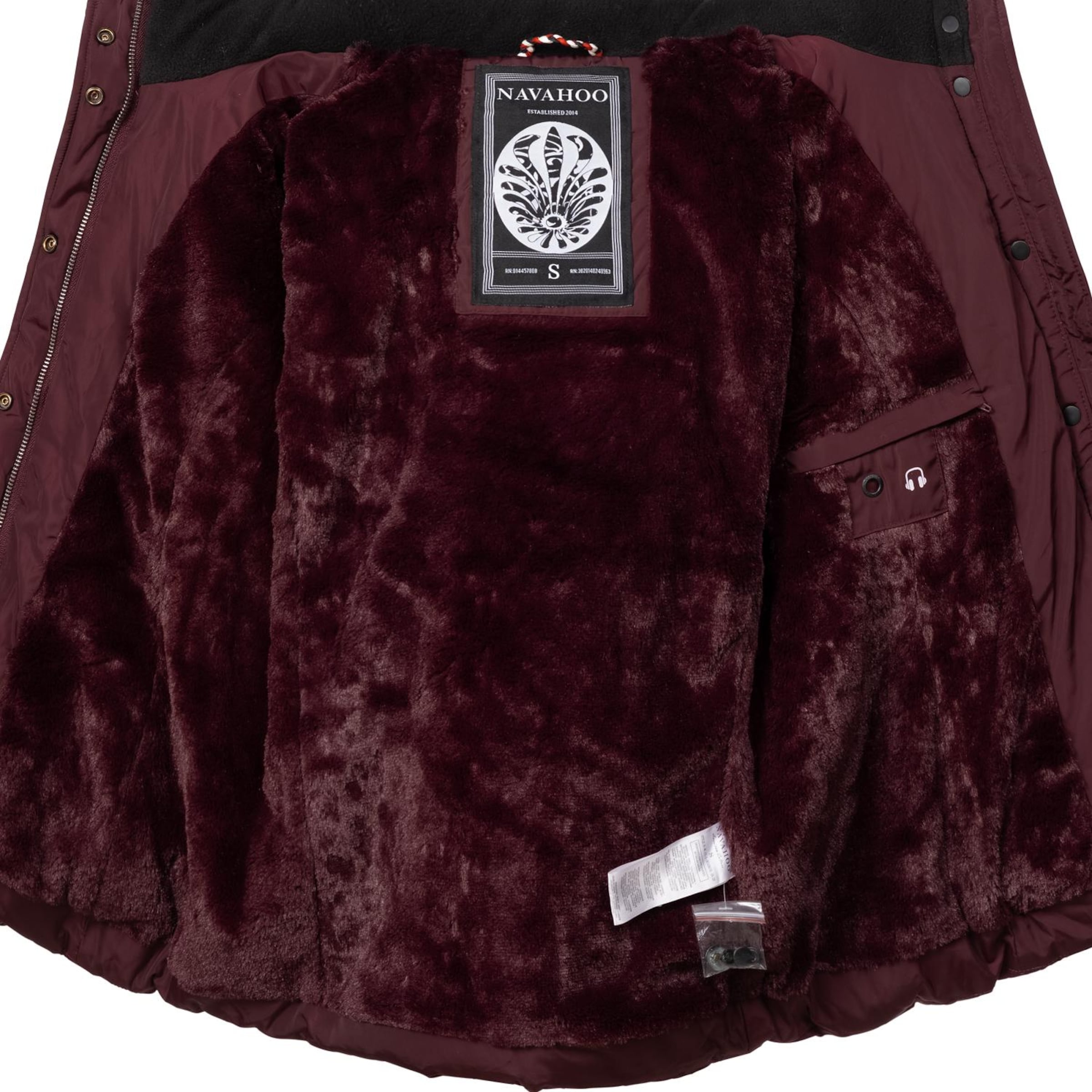 NAVAHOO Зимно яке 'Miamor' в червено