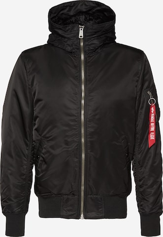 ALPHA INDUSTRIES Jacke in Schwarz: predná strana