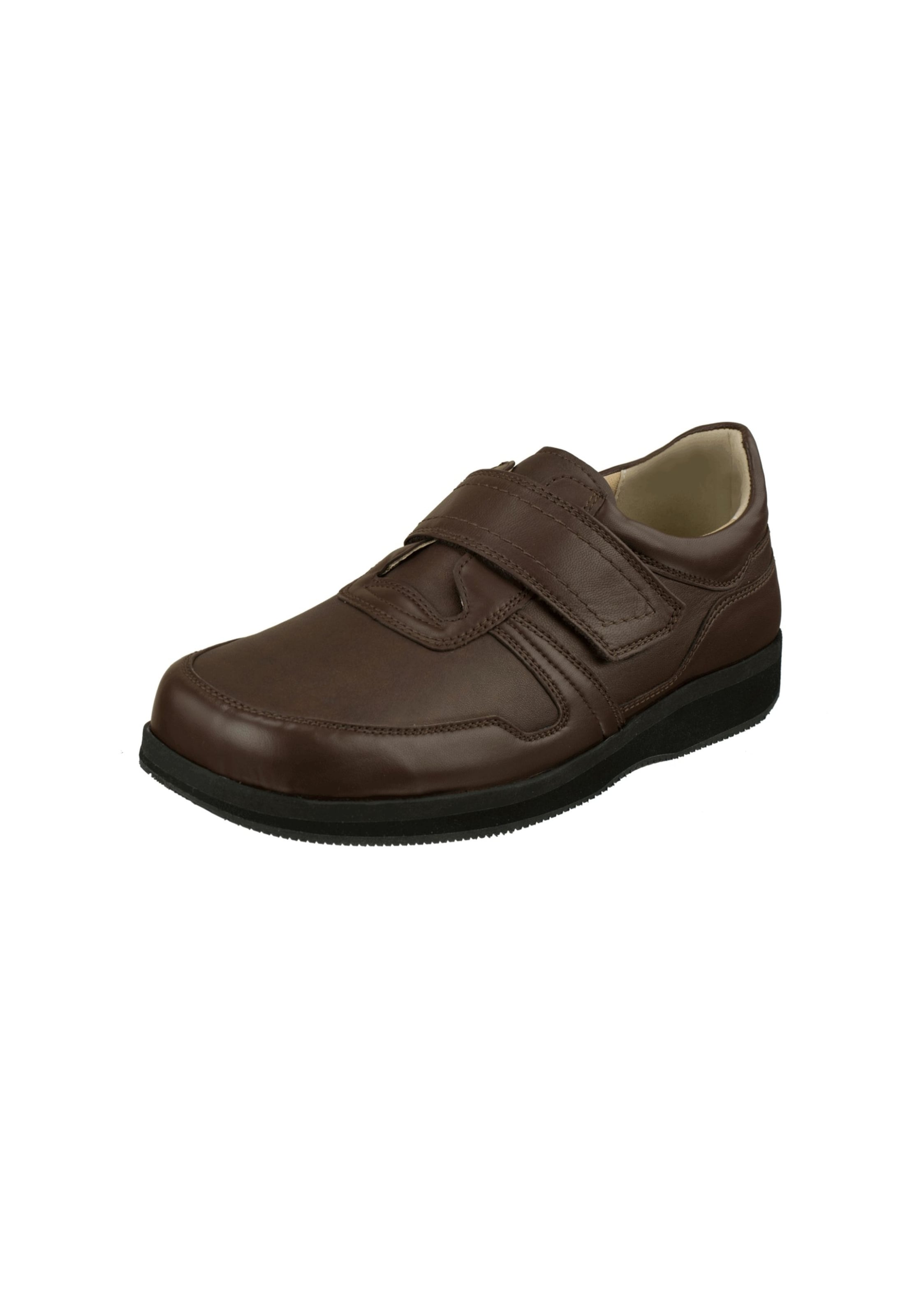 Natural Feet Lace-up shoe 'Korbin XL' in Brown: front