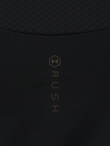 Tricou funcțional 'Rush' de la UNDER ARMOUR pe negru