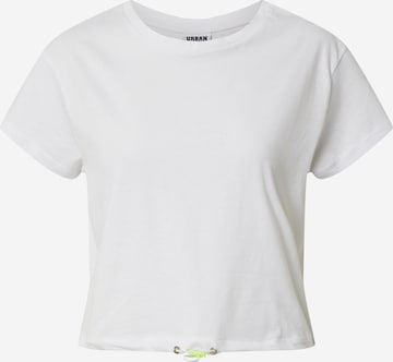 T-shirt Urban Classics en blanc : devant