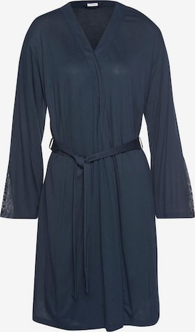 LASCANA Dressing Gown in Blue: front