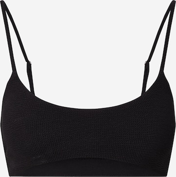 regular Top per bikini 'Adelaide' di EDITED in nero: frontale