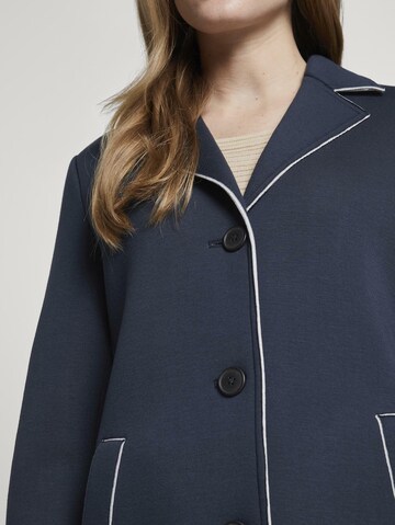 TOM TAILOR Between-Seasons Coat in Blue: front