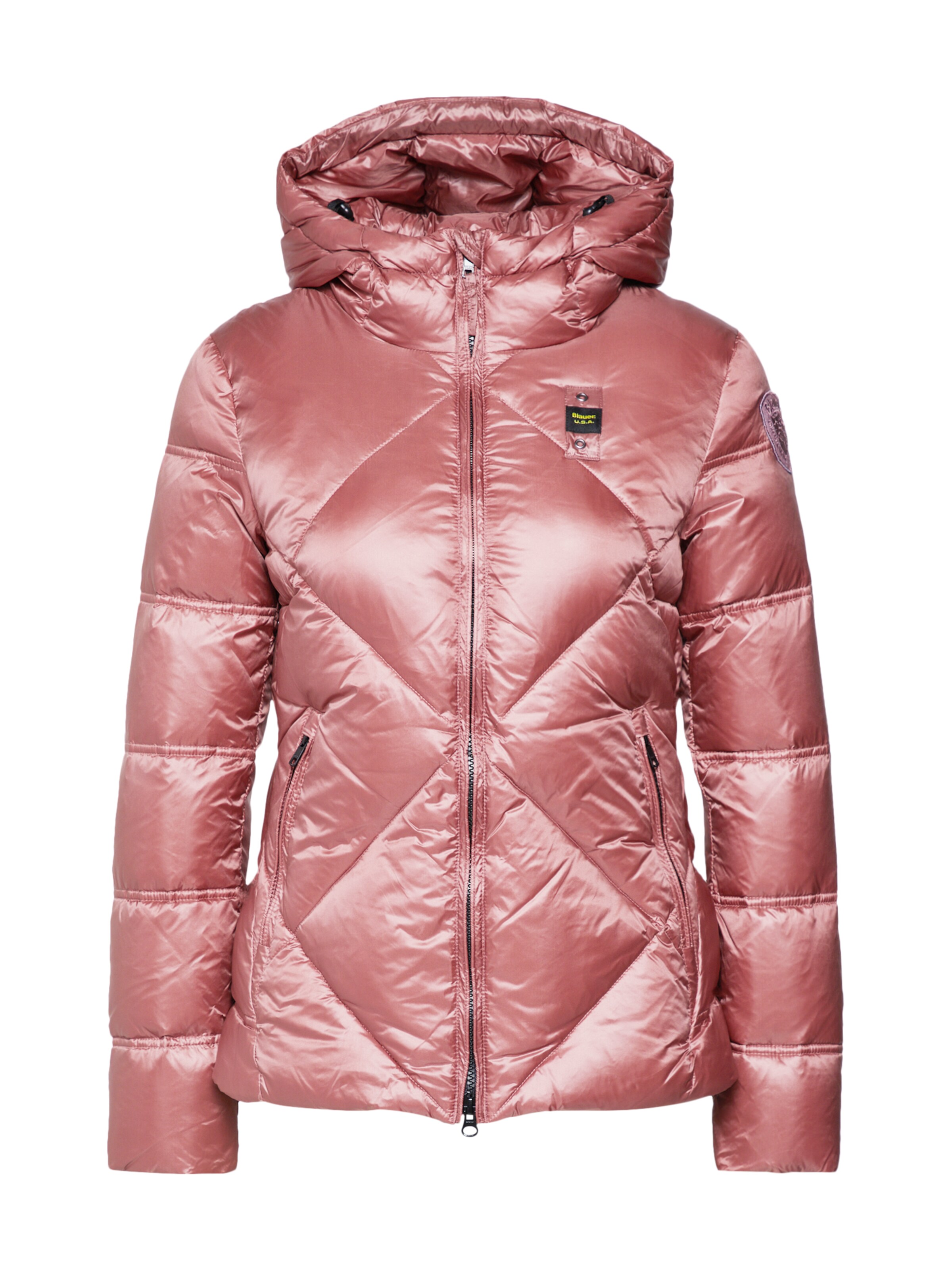 Blauer.USA - Winterjas 'GIUBBINI CORTI OMBOTTITO PIUMA APERTURA' in de kleur Pink