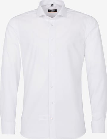 ETERNA Slim fit Business Shirt in White: front