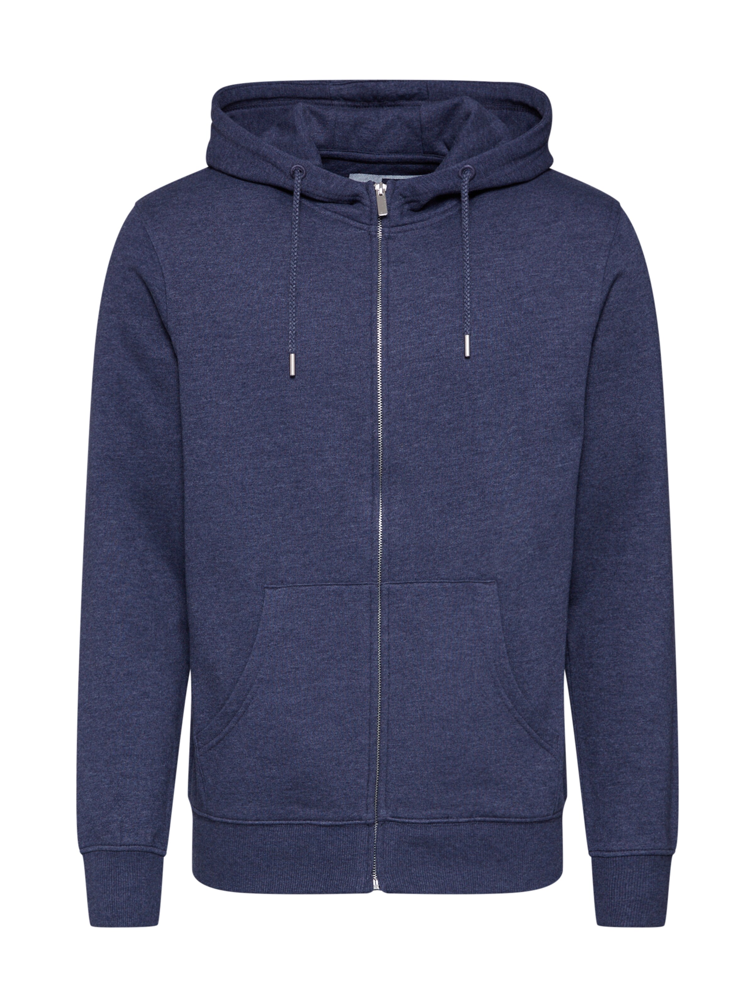 !Solid - Sudadera con cremallera 'Morgan' en azul: frente