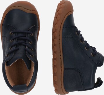 BISGAARD First-Step Shoes 'gerle lace' in Blue: side