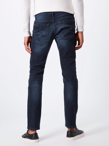 QS Regular Jeans in Blau: zadná strana