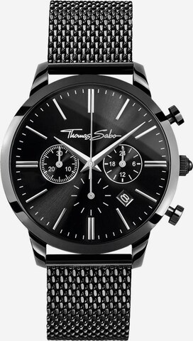 Thomas Sabo Chronograph 'WA0291-287-203-42 mm' in Schwarz: predná strana