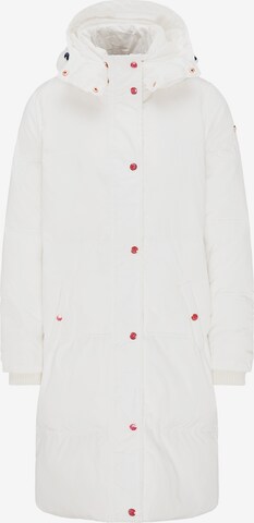 MYMO Winter Coat in White: front