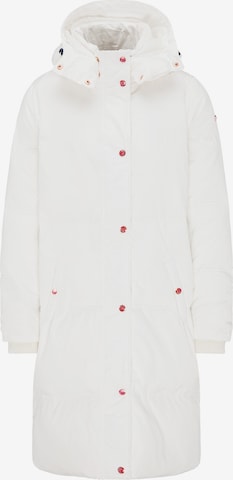 MYMO Winter Coat in White: front