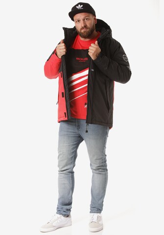 Young & Reckless Winterjas 'Lined Parka' in Rood