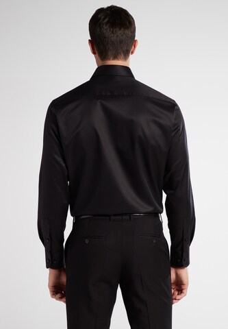 ETERNA Regular fit Button Up Shirt in Black