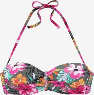 BUFFALO Bandeau Bikini Top in Mixed colors: front