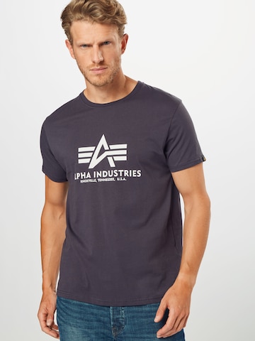 ALPHA INDUSTRIES - Camiseta en gris: frente