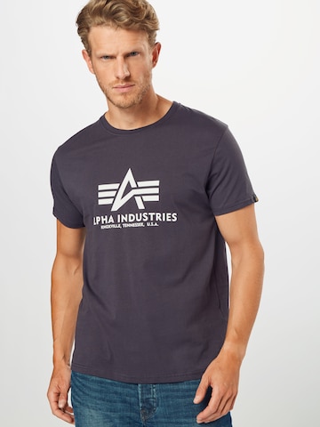 ALPHA INDUSTRIES Shirt in Grey: front