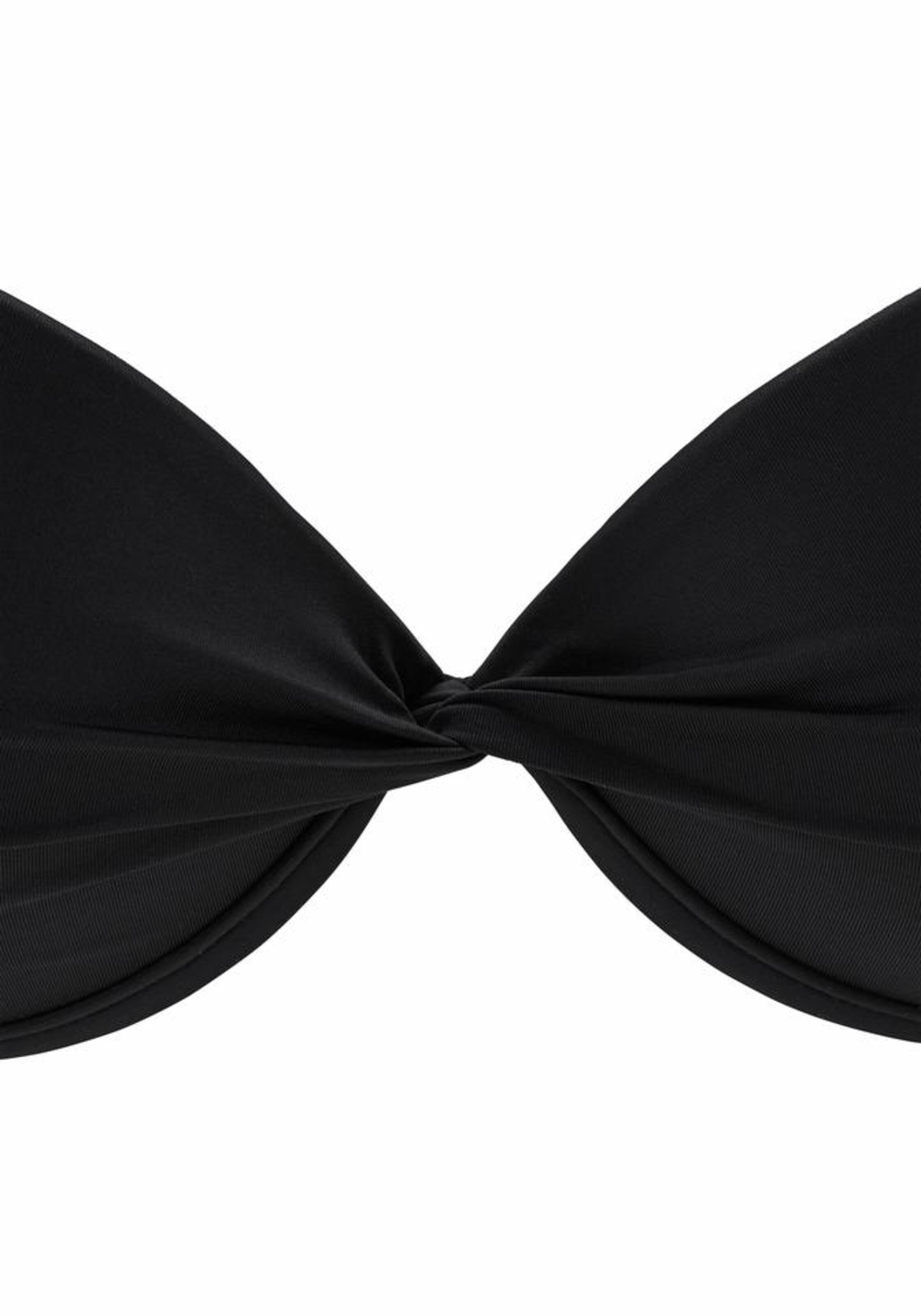 LASCANA Пуш-ап Верх бикини в Черный