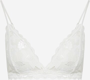 Samsøe Samsøe Triangel Bralette 'Marilyn bra 6356' in Weiß: predná strana