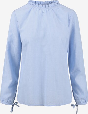 Blend She Blouse 'Anni' in Blauw: voorkant