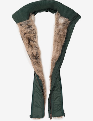 MARIKOO Winter parka 'Grinsekatze' in Green