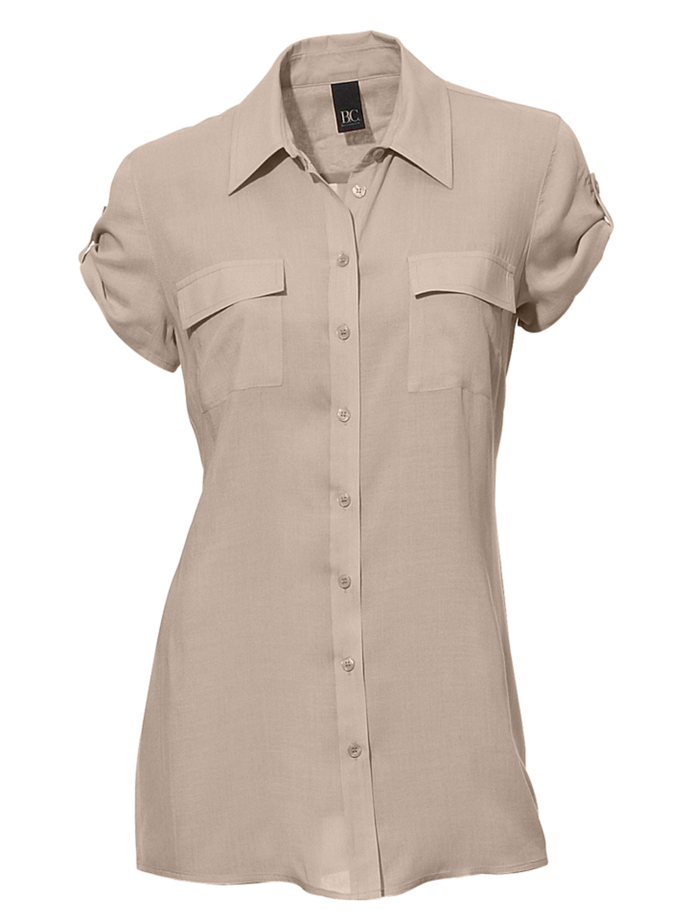 heine Blus i beige: framsida