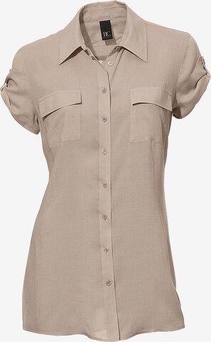 Camicia da donna di heine in beige: frontale