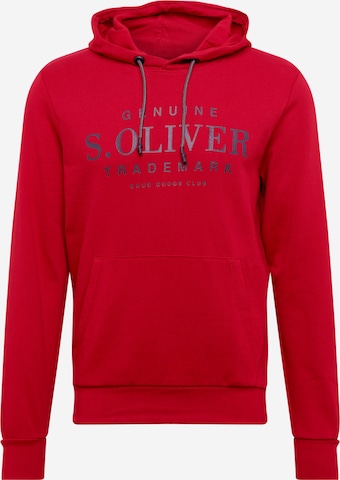 s.Oliver Sweatshirt in Rot: predná strana