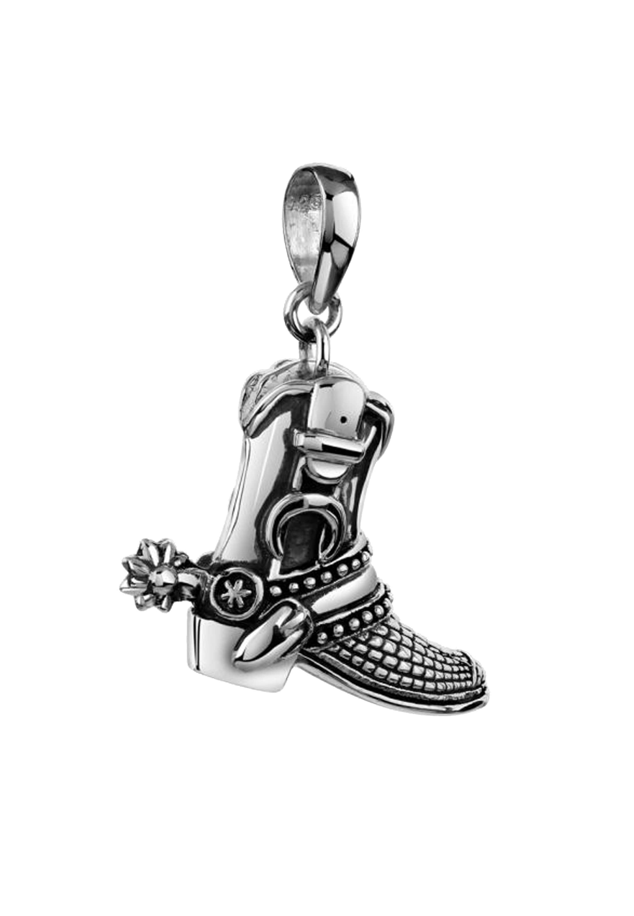 KUZZOI Anhänger 'Schuh' in Silber: Vorderseite