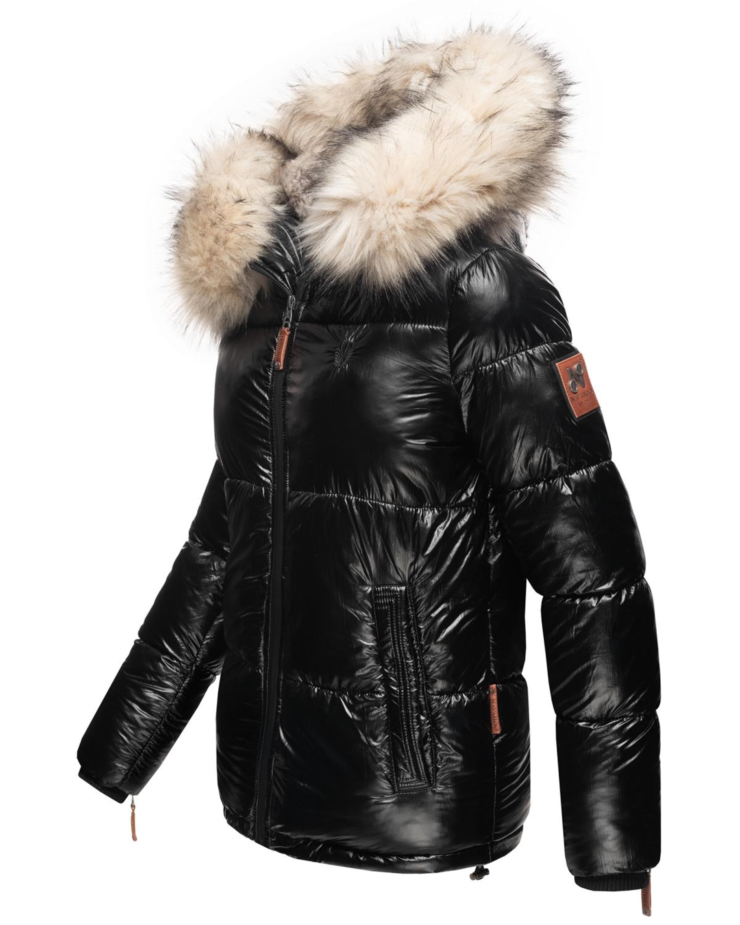 Veste d’hiver 'Tikunaa' NAVAHOO en noir