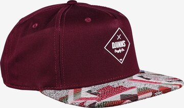 Cappello da baseball 'Rubber Aztek' di DJINNS in rosso