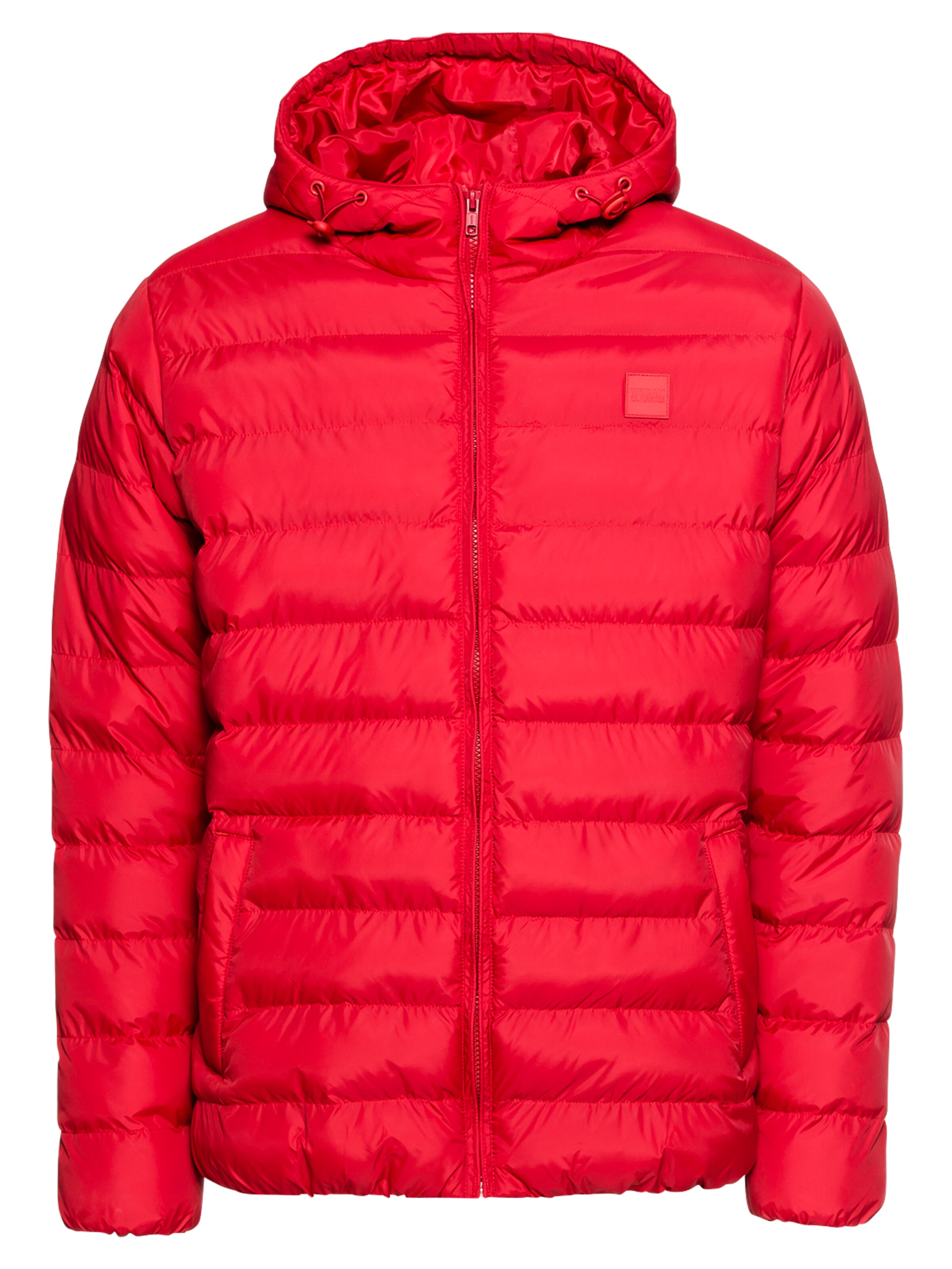 Urban Classics Steppjacke 'BASIC BUBBLE' in Rot: Vorderseite