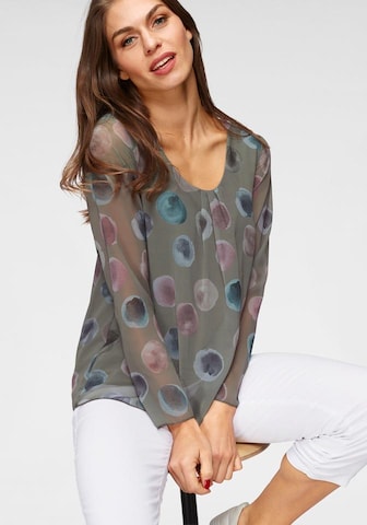 VIVANCE Blouse in Grey: front