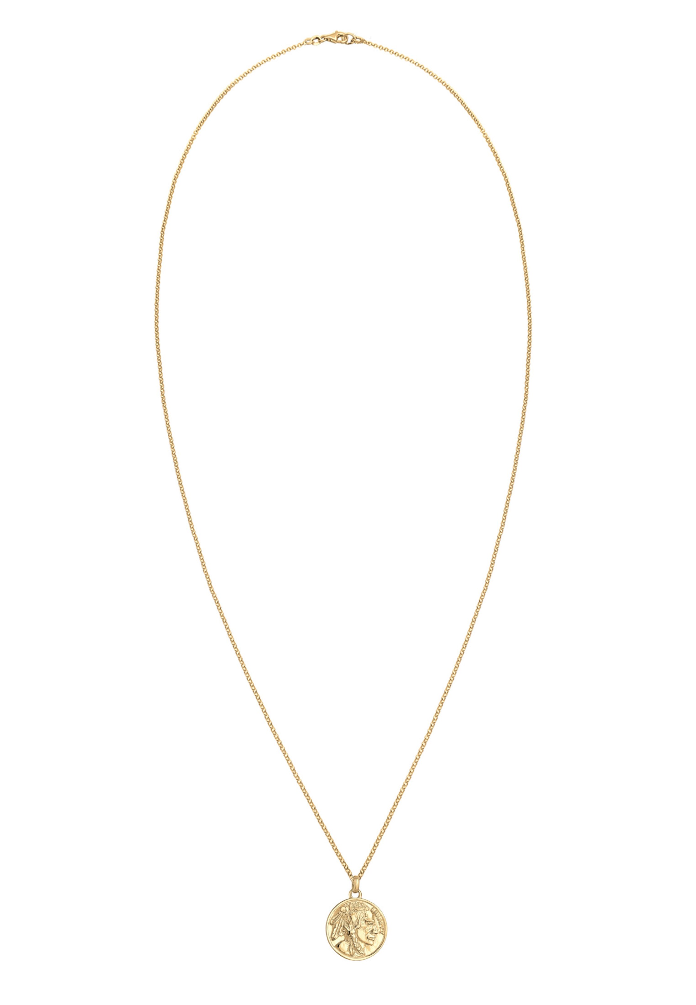Chaîne 'Münze' ELLI en or : devant