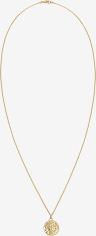 ELLI Necklace 'Münze' in Gold: front