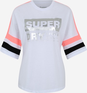 Superdry Functioneel shirt 'Street' in Wit: voorkant